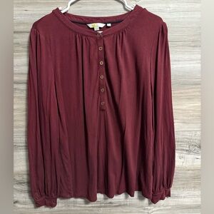 Boden Matilda Gathered Sleeve Top